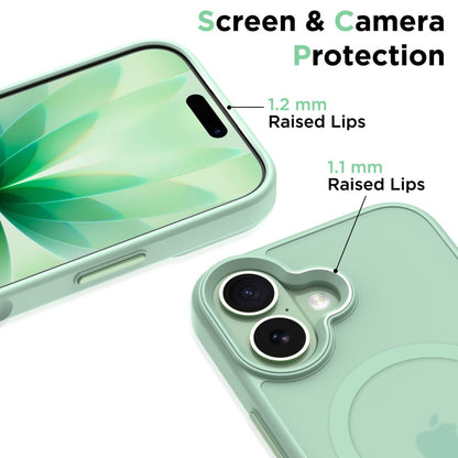 Tech-Protect MagMat MagSafe Case for iPhone 17 - Transparent Green_2