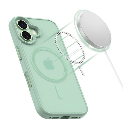 Tech-Protect MagMat MagSafe Case for iPhone 17 - Transparent Green_3
