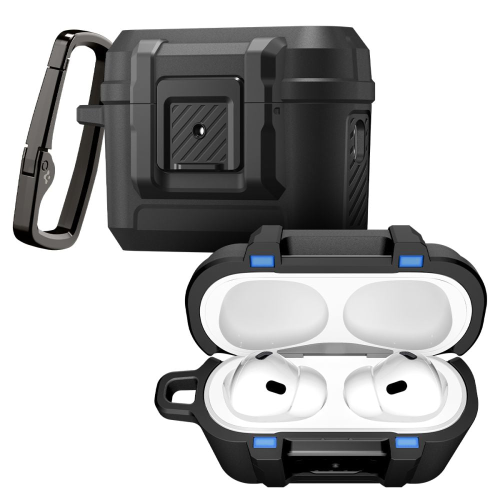 Lock Fit Case Spigen for Apple AirPods Pro 3, Matte Black ACS09825_1
