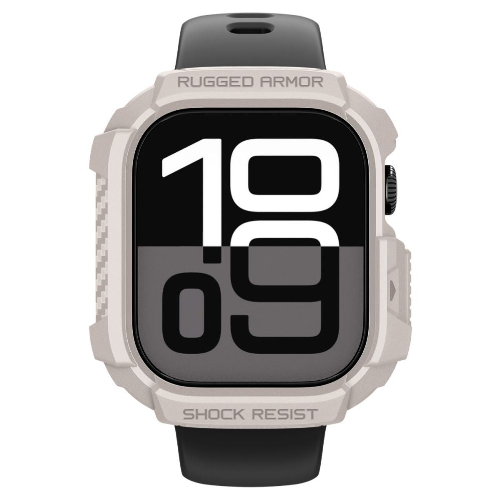 Rugged Armor V2 Case Spigen for Apple Watch Series 10 / 11 42mm, Dune Beige ACS10493_5