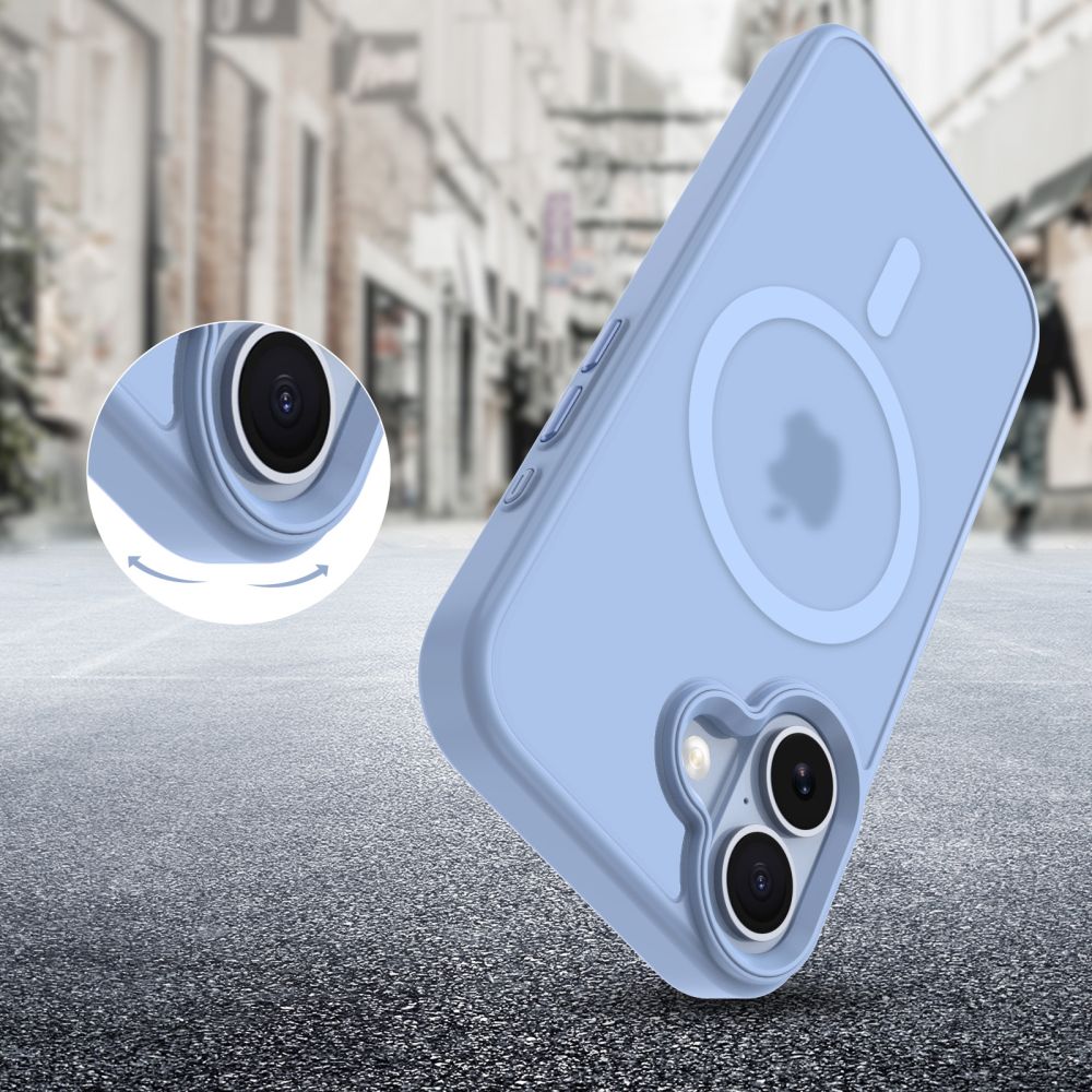 Tech-Protect MagMat MagSafe Case for iPhone 17 - Blue\_4