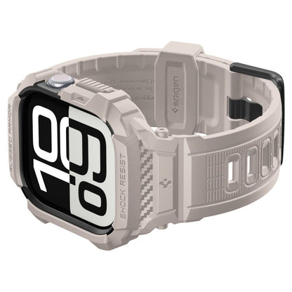 Rugged Armor Pro V2 Case Spigen for Apple Watch Series 10 / 11 42mm, Dune Beige ACS10496_9