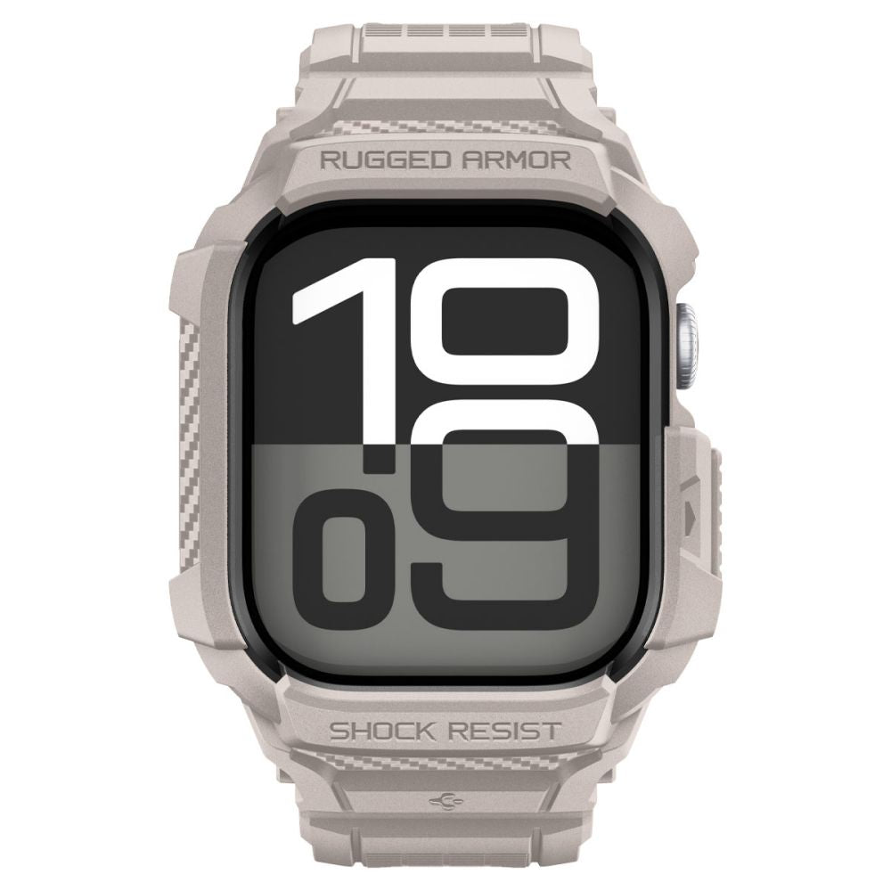 Rugged Armor Pro V2 Case Spigen for Apple Watch Series 10 / 11 42mm, Dune Beige ACS10496_1