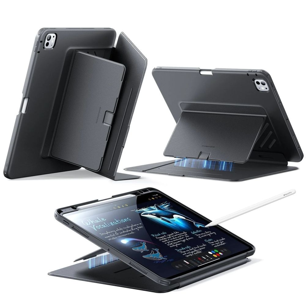 ESR Flip Hybrid Case for iPad Pro 11” 5 / 6 / 2024-2025 - Black_0