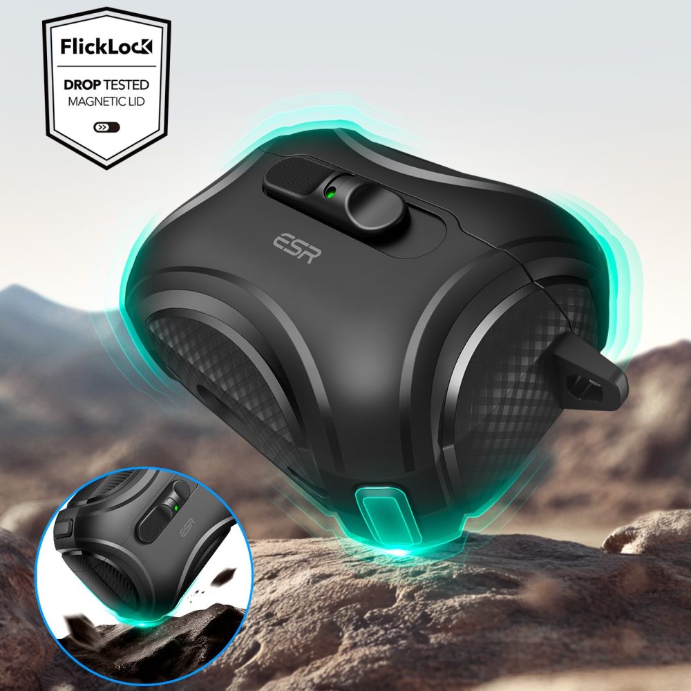 ESR Cyber ​​FlickLock MagSafe Case for AirPods Pro 3 - Black_5