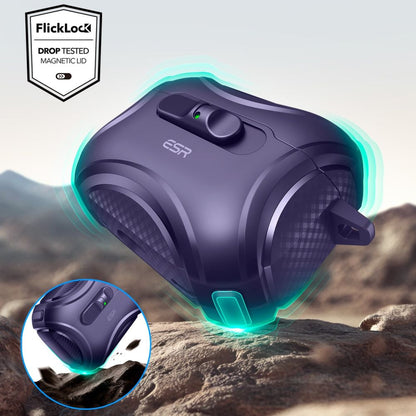 ESR Cyber ​​FlickLock MagSafe Case for AirPods Pro 3 - Purple_4