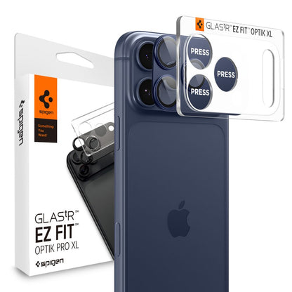 Camera Lens Clear Protector Spigen GlastR EZ FIT Optik Pro XL for Apple iPhone 17 Pro Max, Blue AGL10651_0