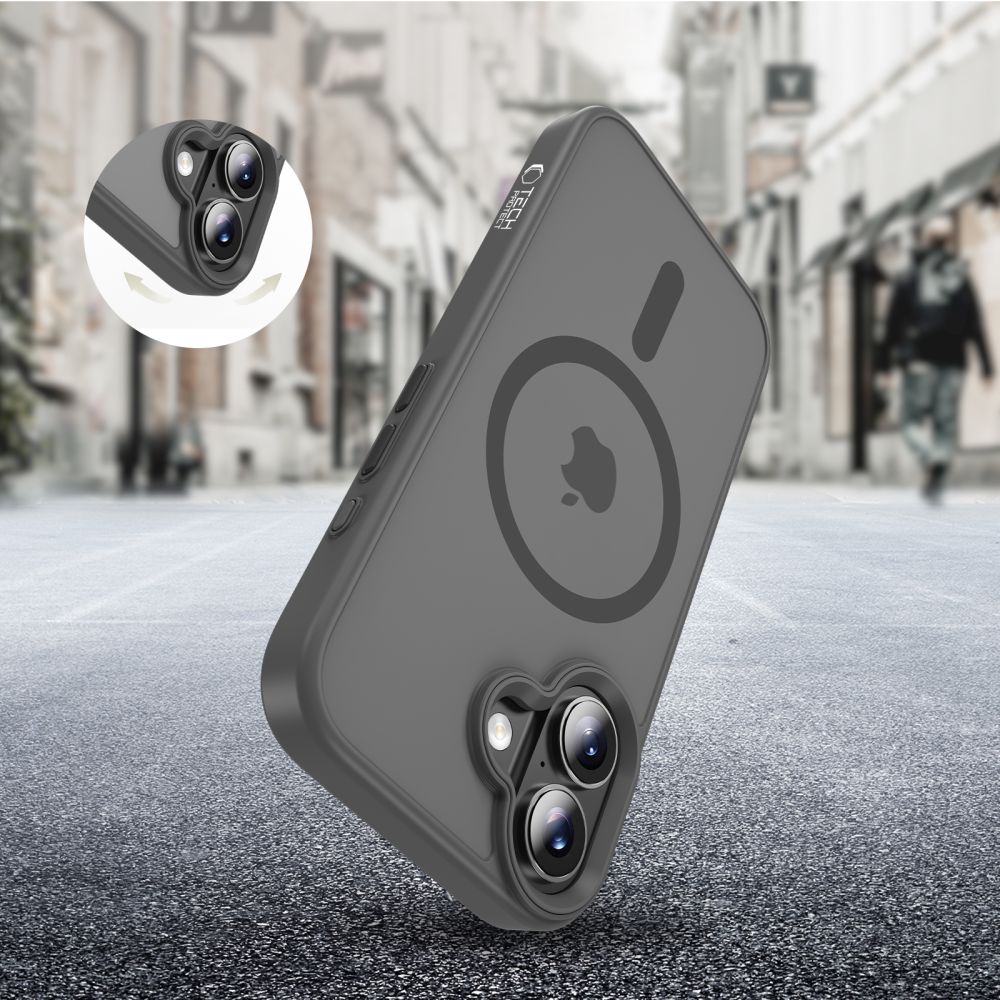 Tech-Protect MagMat MagSafe Case for iPhone 17 - Gray_5
