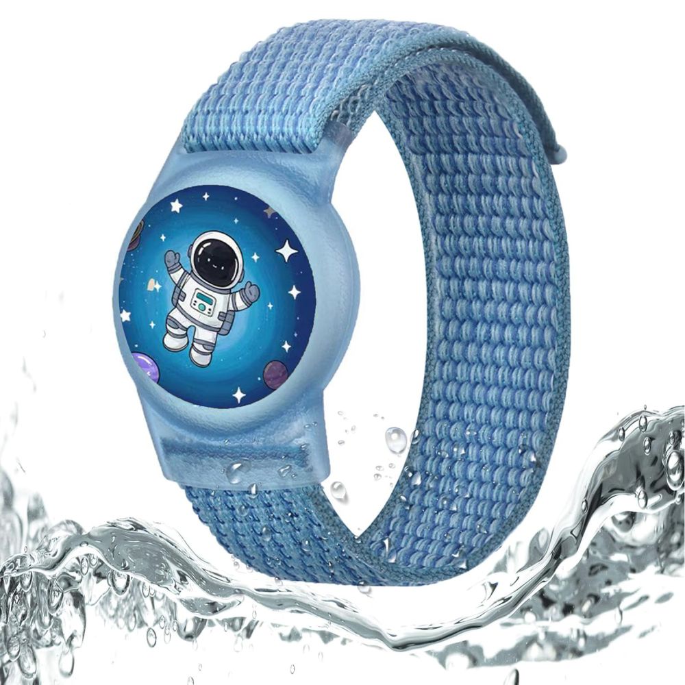 Tech-Protect Nylon Strap for Apple AirTag 1/2 - Blue_1