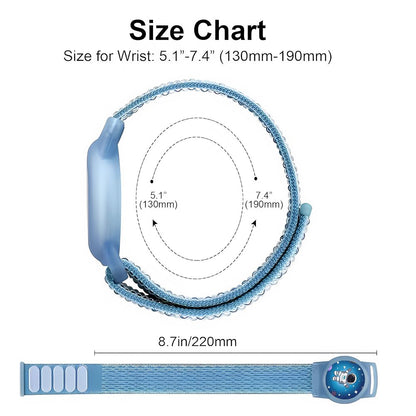 Tech-Protect Nylon Strap for Apple AirTag 1/2 - Blue_2