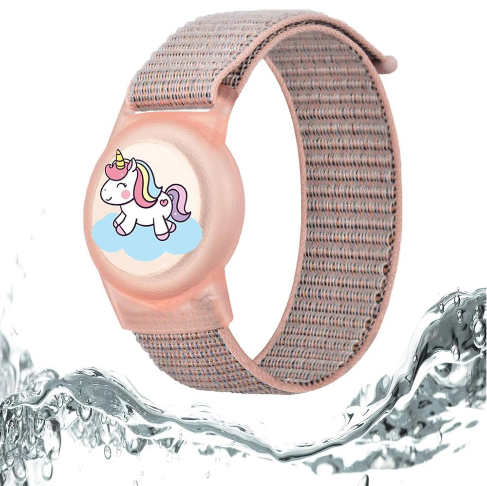 Tech-Protect Nylon Strap for Apple AirTag 1/2 - Pink_1