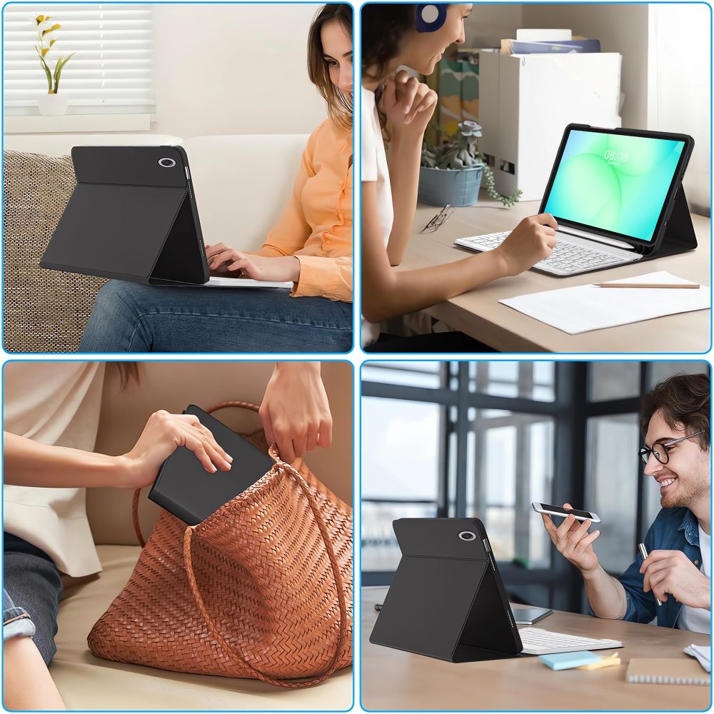 Tech-Protect SC Pen Case for Samsung Galaxy Tab A9 / A11 8.7 X110 / X115 / X133 / X135 - Black_7