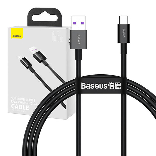 Baseus Superior Series Cable USB to USB-C, 66W, 1m (black)_0