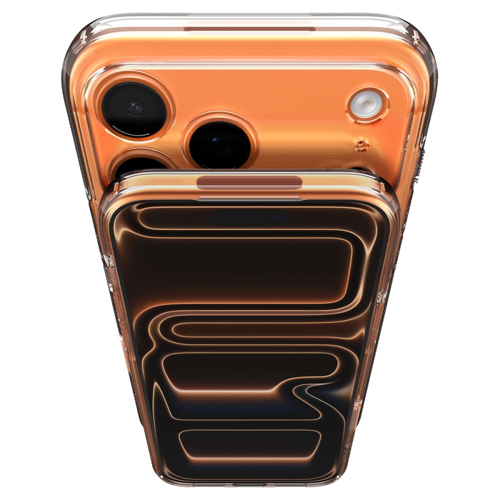 Hard Case Spigen Ultra Hybrid T with MagSafe for Apple iPhone 17 Pro Max, Glossy Orange ACS10474_8