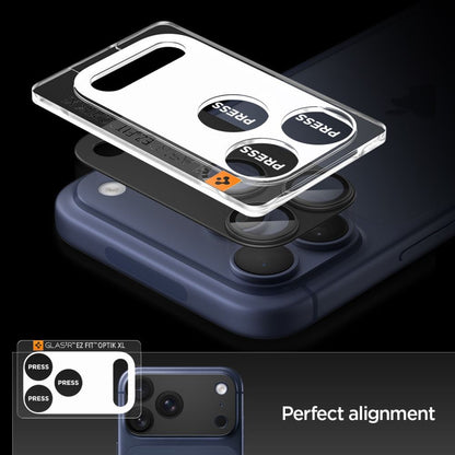 Camera Lens Protector Spigen GlastR EZ FIT Optik Pro XL for Apple iPhone 17 Pro Max, Black AGL10649_5