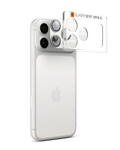Camera Lens Clear Protector Spigen GlastR EZ FIT Optik Pro XL for Apple iPhone 17 Pro Max, Silver AGL10652_1