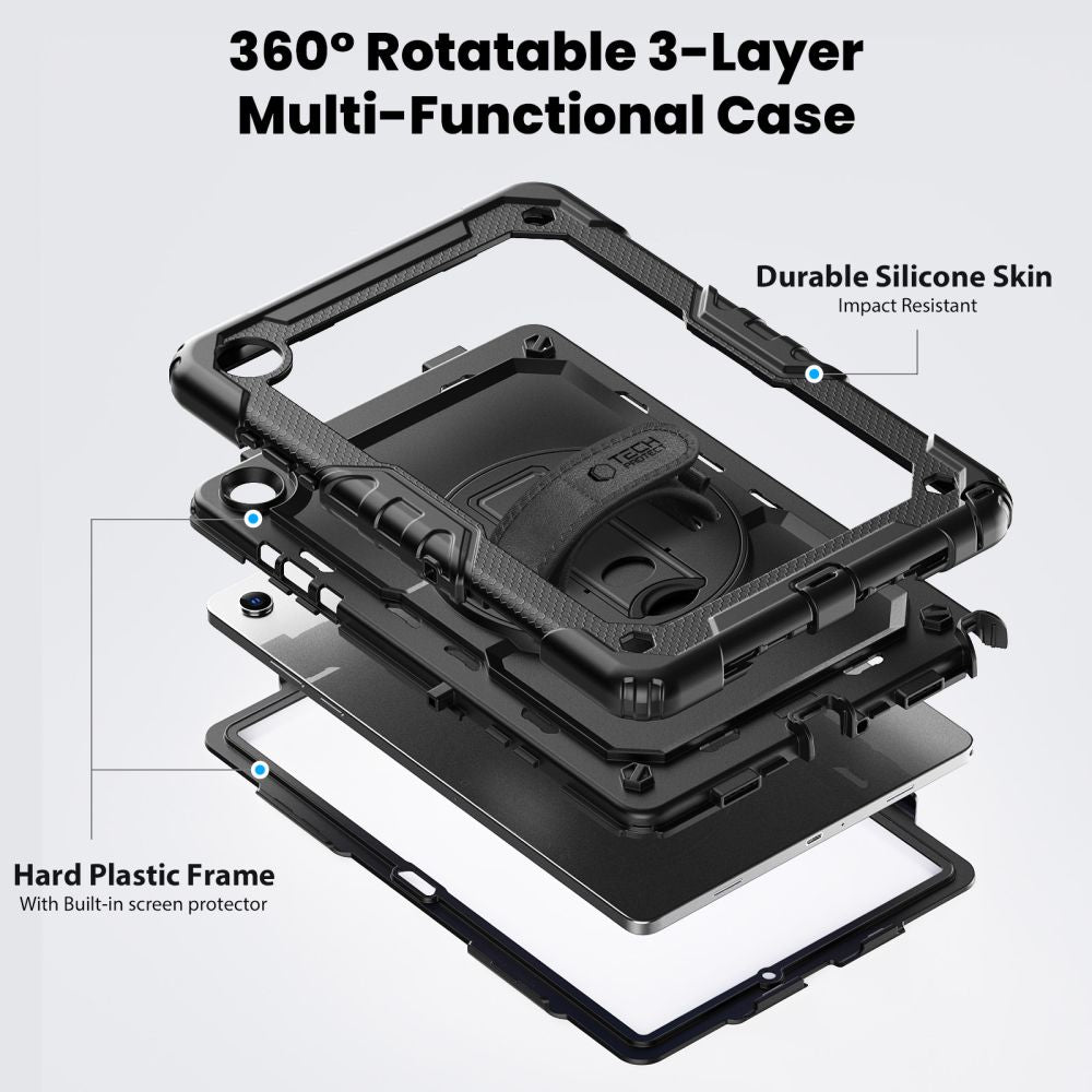 Tech-Protect Solid Case for Samsung Galaxy Tab A9+ / A11+ Plus 11.0 X210 / X215 / X216 / X230 / X235 / X236 - Black_4