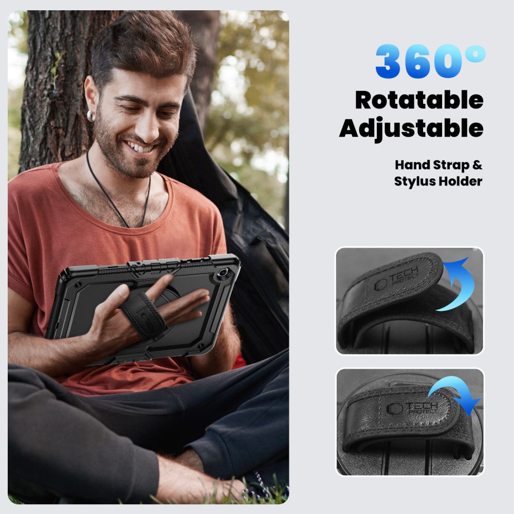 Tech-Protect Solid Case for Samsung Galaxy Tab A9+ / A11+ Plus 11.0 X210 / X215 / X216 / X230 / X235 / X236 - Black_7