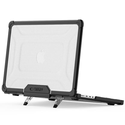 Tech-Protect SmartShell Pro case for Macbook Pro 14 M1 / M2 / M3 / M4 / M5 2021-2025 - black and transparent_1