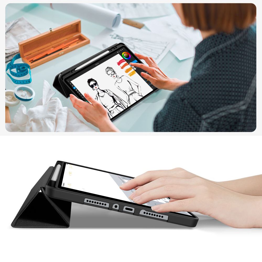 TechProtect SmartCase Pen Case for Xiaomi Poco Pad M1 / Redmi Pad 2 Pro 12.1 - Black_9