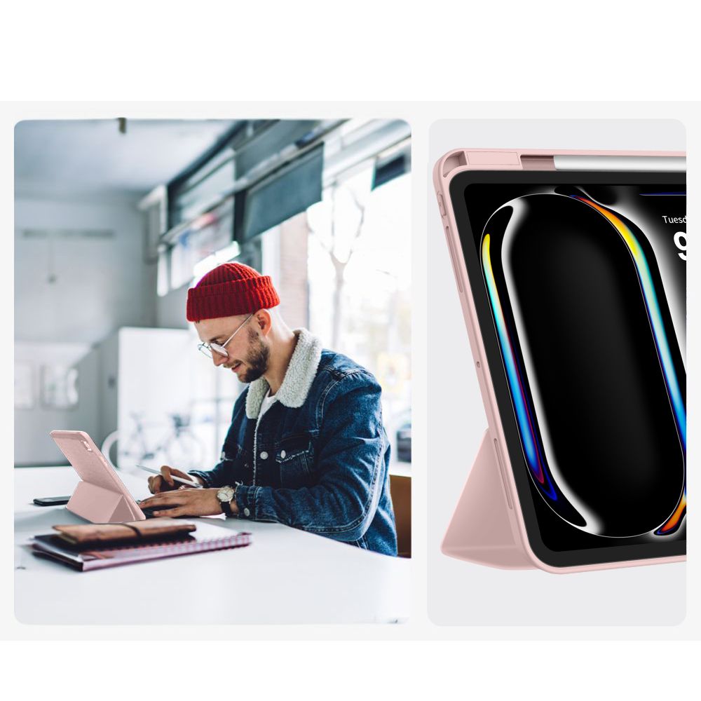 Tech-Protect SC Pen Case for iPad Pro 11” 5/6 2024-2025 - Pink_8