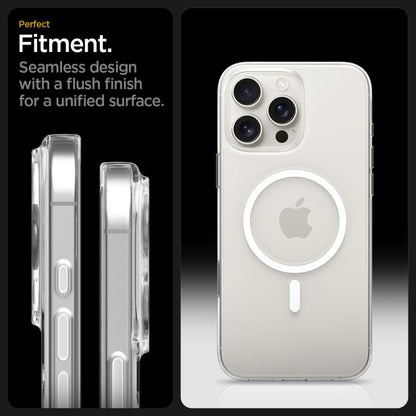 Hard Case Spigen Thin Fit with MagSafe for Apple iPhone 16 Pro, Clear White ACS09316_9