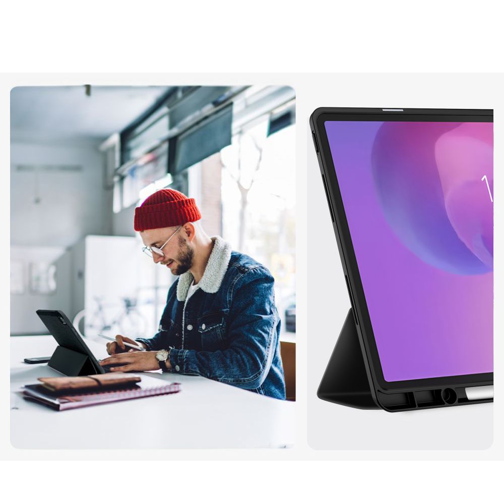 TechProtect SmartCase Pen case for Lenovo Idea Tab Plus 12.1 TB-361 - black_7