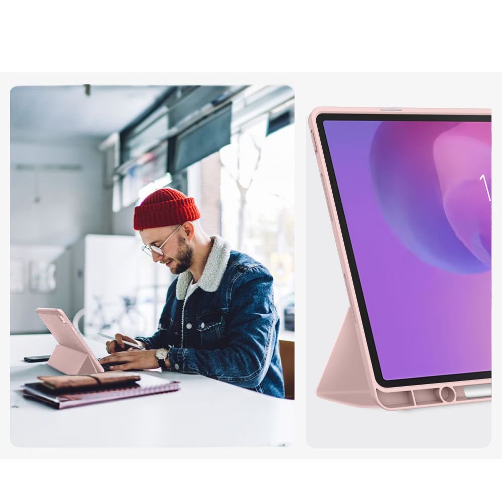 TechProtect SmartCase Pen Case for Lenovo Idea Tab Plus 12.1 TB-361 - Pink_7