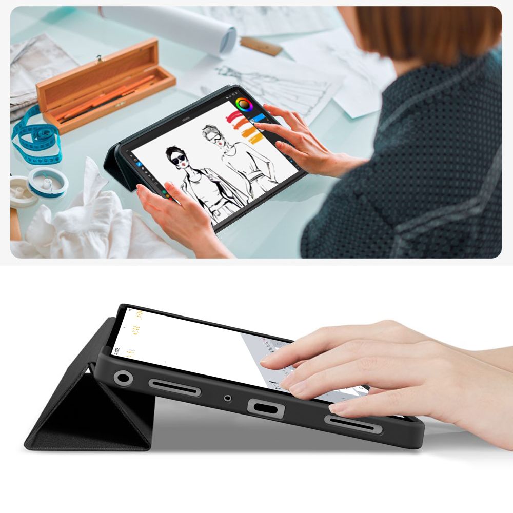 TechProtect SmartCase for Samsung Galaxy Tab A9+ / A11+ Plus 11.0 X210 / X215 / X216 / X230 / X235 / X236 - Black_7
