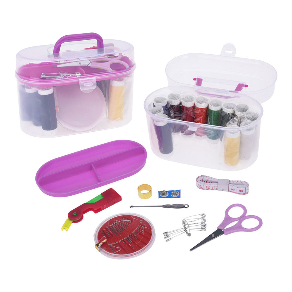 Estojo com acessÃ³rios de costura, 50 peÃ§as, cy5656270, basics_0