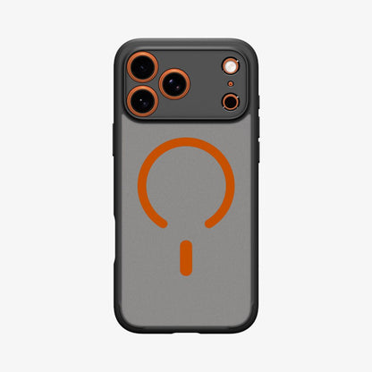 Hard Case Spigen Ultra Hybrid com MagSafe / Preto Laranja / ACS10482_1