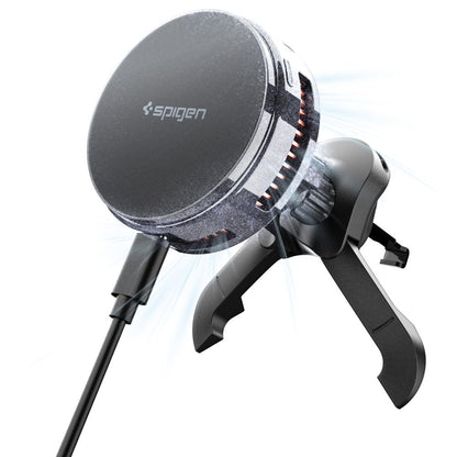 Spigen Essential EV25MFAQ Magnetic MagSafe Car Air Vent Mount - Black_0