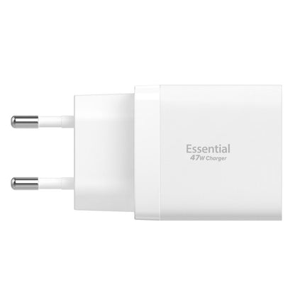 Wall Charger Spigen Essential, 47W, 3A, 2 x USB-C, White ACH08707 _2