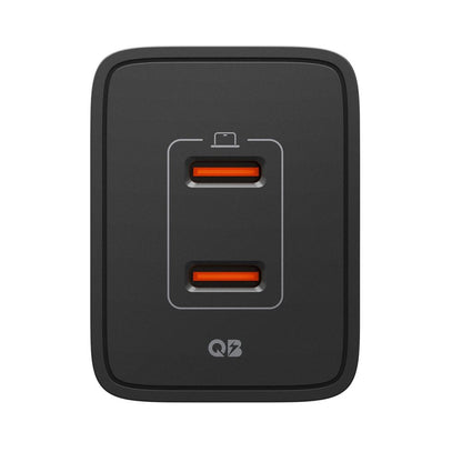 Wall Charger Spigen Essential, 47W, 3A, 2 x USB-C, Black ACH09457 _1