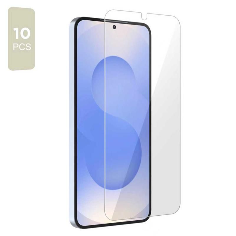 CLEAR Tech-Protect Tempered Glass Bundle 10-pack for Samsung Galaxy S24/S25_2
