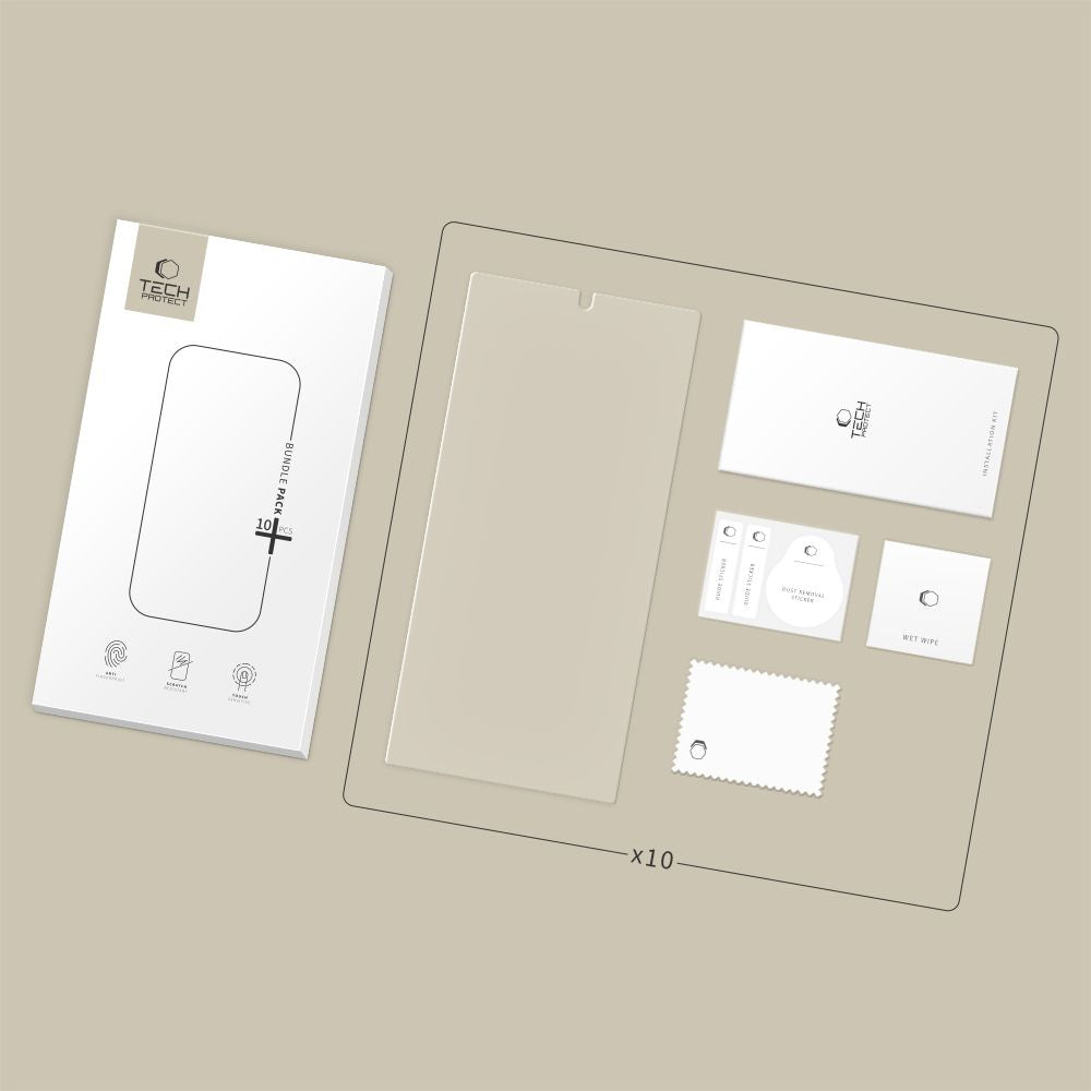 Tech-Protect Tempered Glass Bundle 10-pack for Samsung Galaxy S24_7