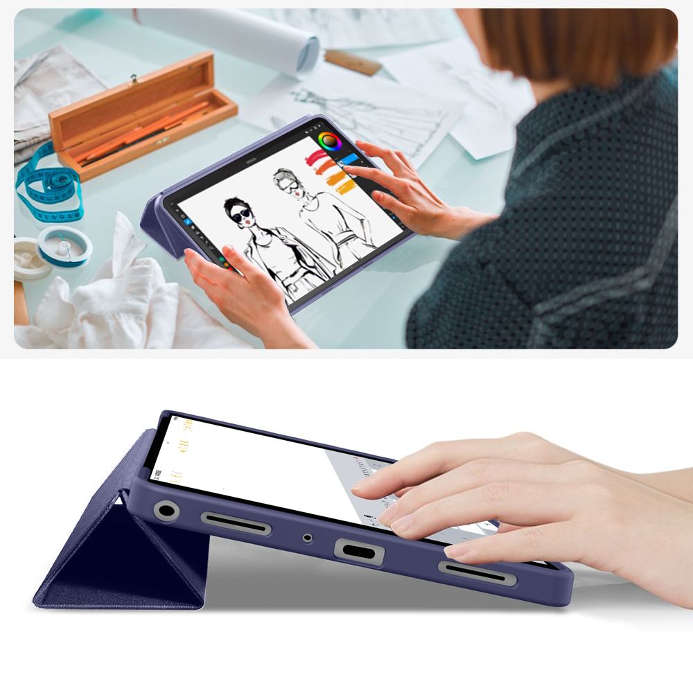 TechProtect SmartCase for Samsung Galaxy Tab A9+ / A11+ Plus 11.0 X210 / X215 / X216 / X230 / X235 / X236 - Navy Blue_7