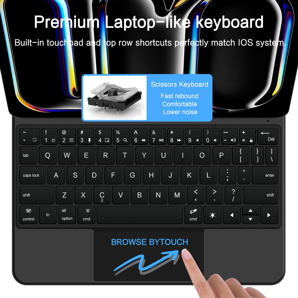 Tech-Protect SmartCase Magnetic for iPad Pro 11” 5/6 2024-2025 - Black_5