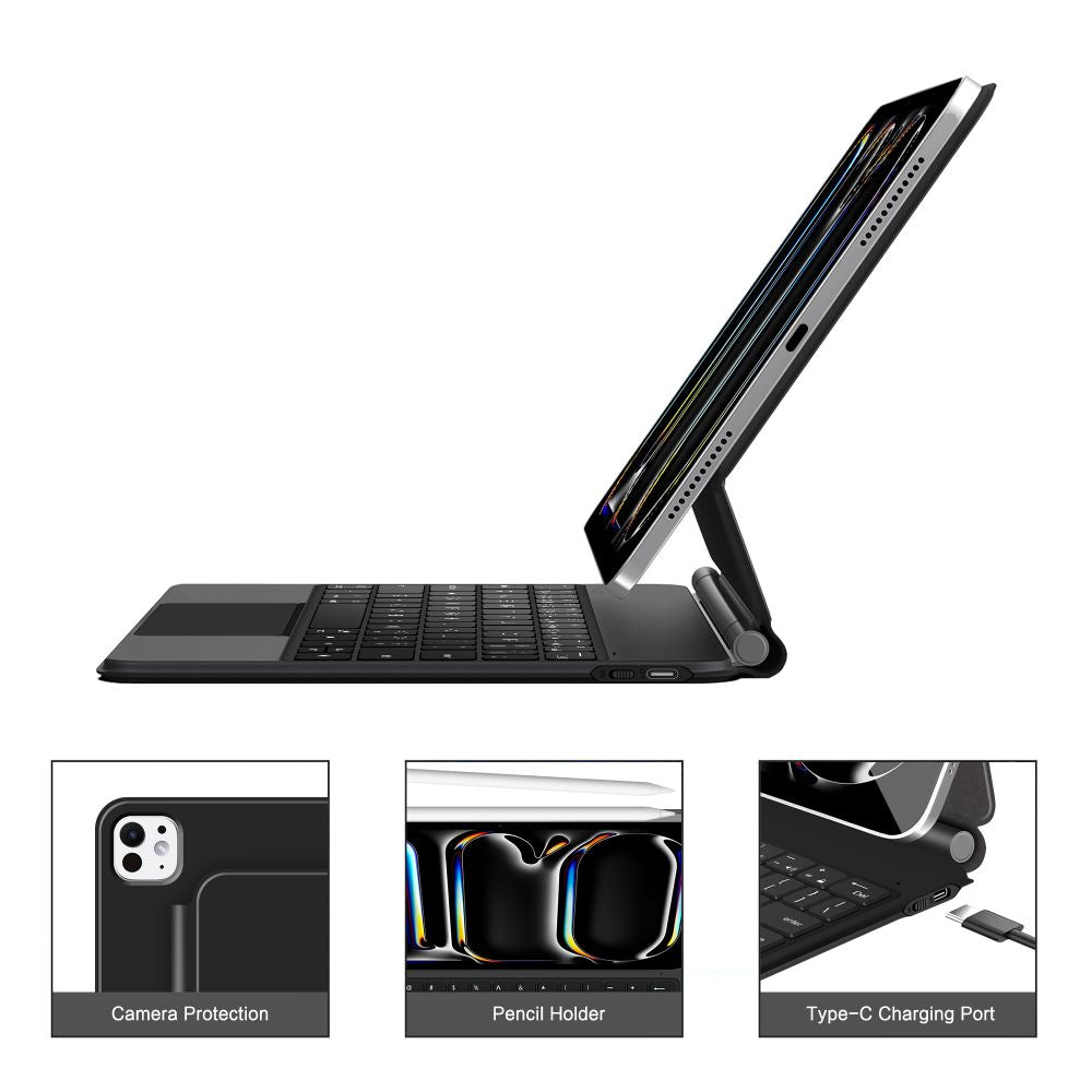 Tech-Protect SmartCase Magnetic for iPad Pro 13” 7/8 2024-2025 - Black_6