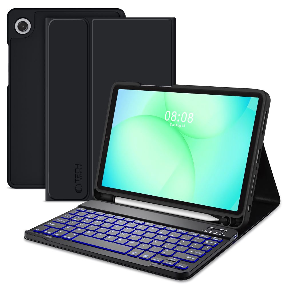 Tech-Protect SC Pen Case for Samsung Galaxy Tab A9+ / A11+ Plus 11.0 X210 / X215 / X216 / X230 / X235 / X236 - Black_0