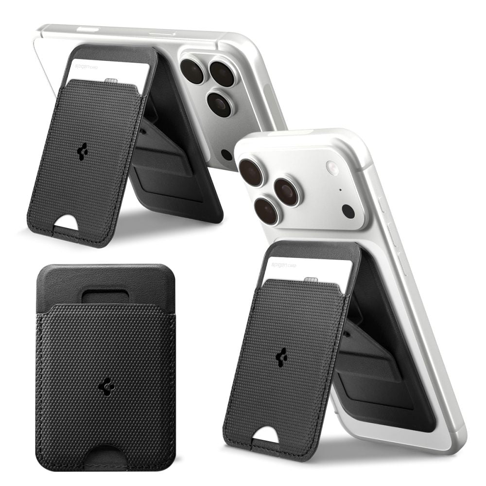 Magnetic Wallet Spigen Slim Fold S314-1, Black AFA10405_9