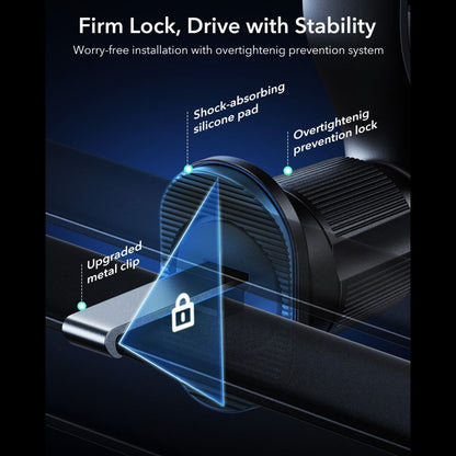ESR OmniLock Qi2.2 Magnetic MagSafe Car Air Vent Mount - Black_4