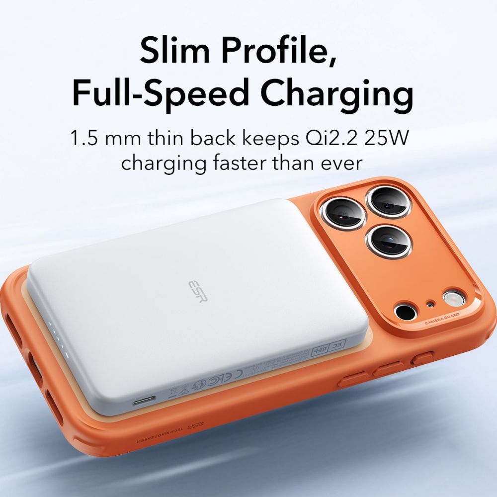ESR Classic Hybrid MagSafe Case for iPhone 17 Pro Max - Clear Orange_3