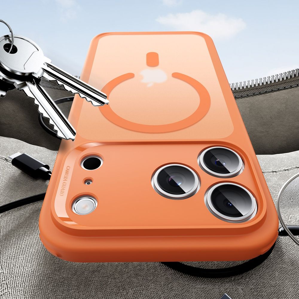 ESR Classic Hybrid MagSafe Case for iPhone 17 Pro Max - Clear Orange_6