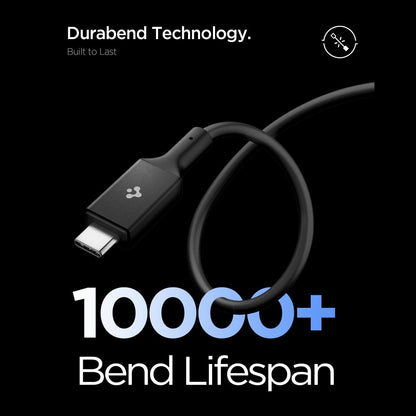 USB-C to USB-C Cable Spigen EB10020CC, 100W, 5A, 2m, Black ACA09460 _4