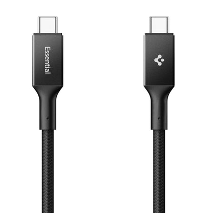 USB-C to USB-C Cable Spigen EB10010CC, 100W, 5A, 1m, Black ACA09459 _1