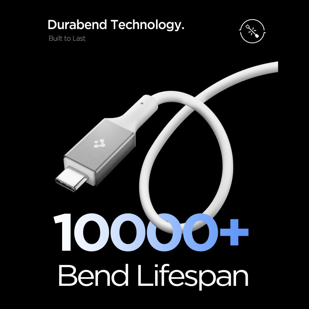 USB-C to USB-C Cable Spigen EB24012CC, 240W, 1.2m, White ACA08776_4