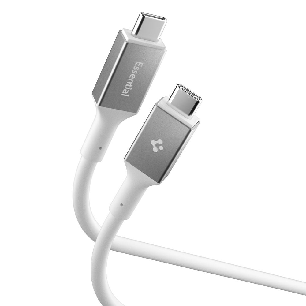 USB-C to USB-C Cable Spigen EB10020CC, 100W, 5A, 2m, White ACA08775 _0