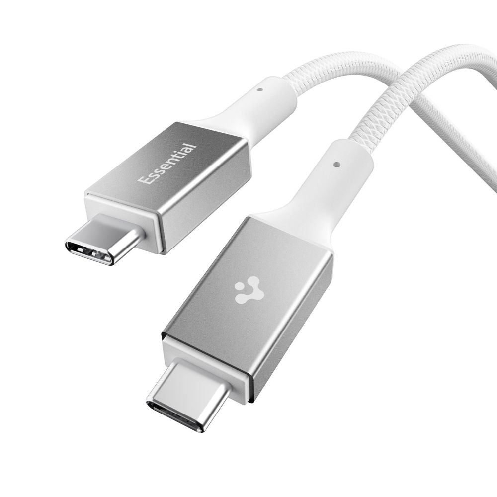 USB-C to USB-C Cable Spigen EB10010CC, 100W, 5A, 1m, White ACA08774 _0