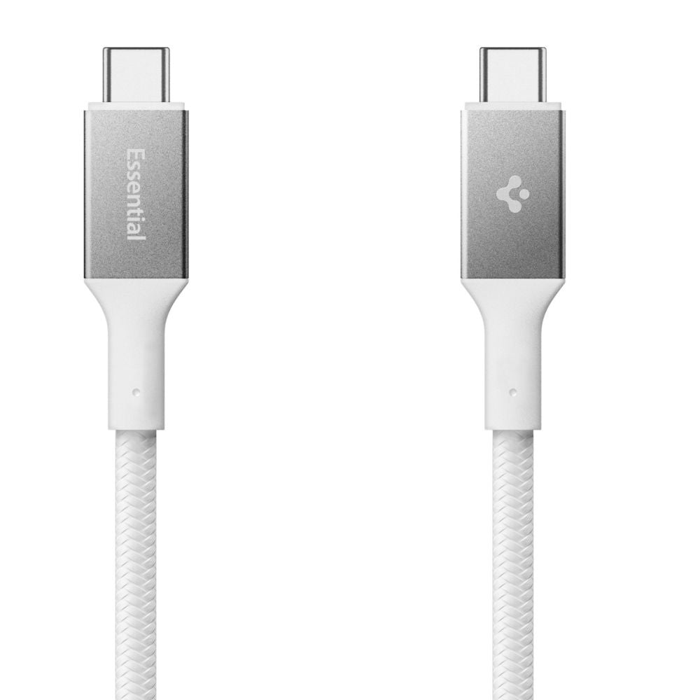 USB-C to USB-C Cable Spigen EB10010CC, 100W, 5A, 1m, White ACA08774 _1